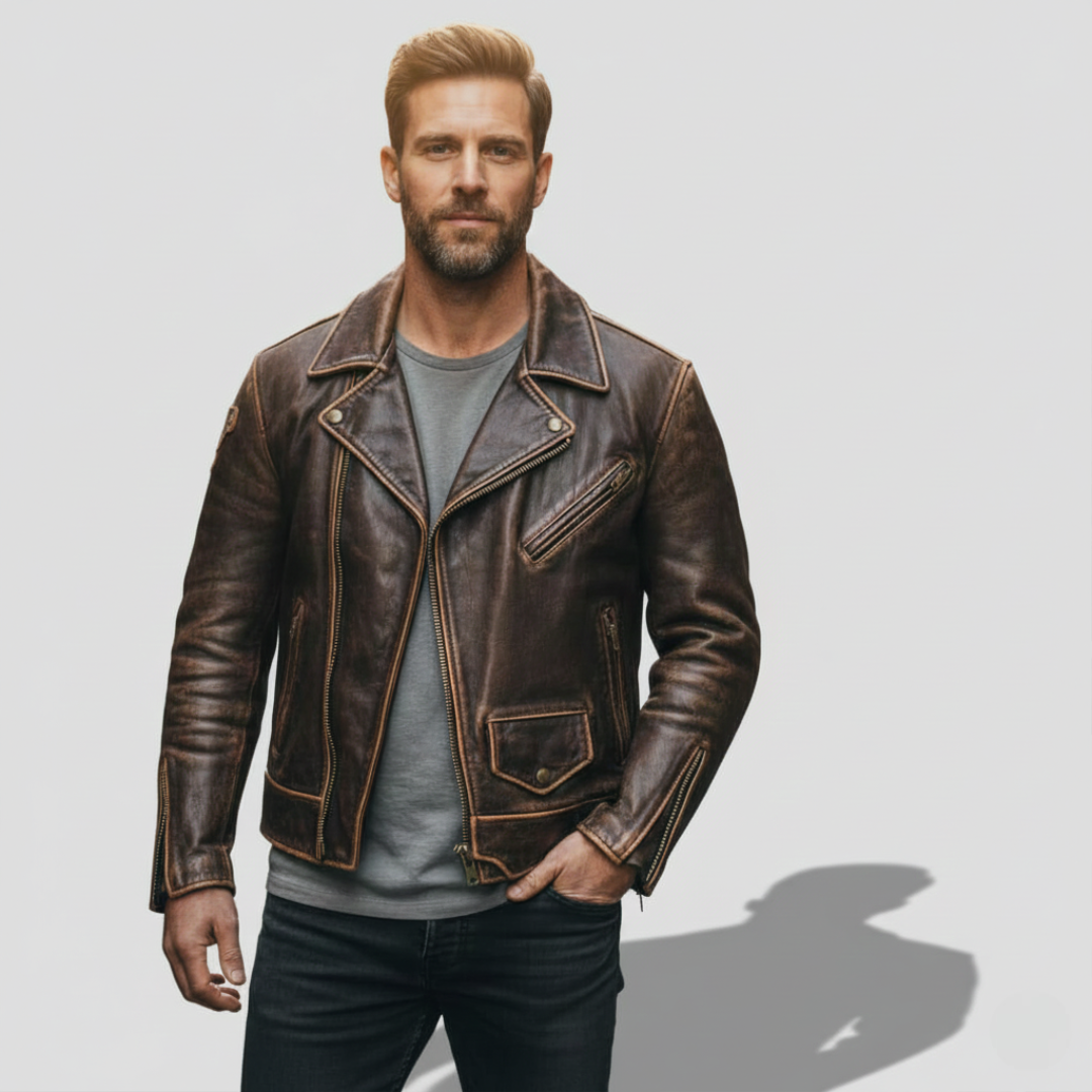 Leather Shearling Jacket